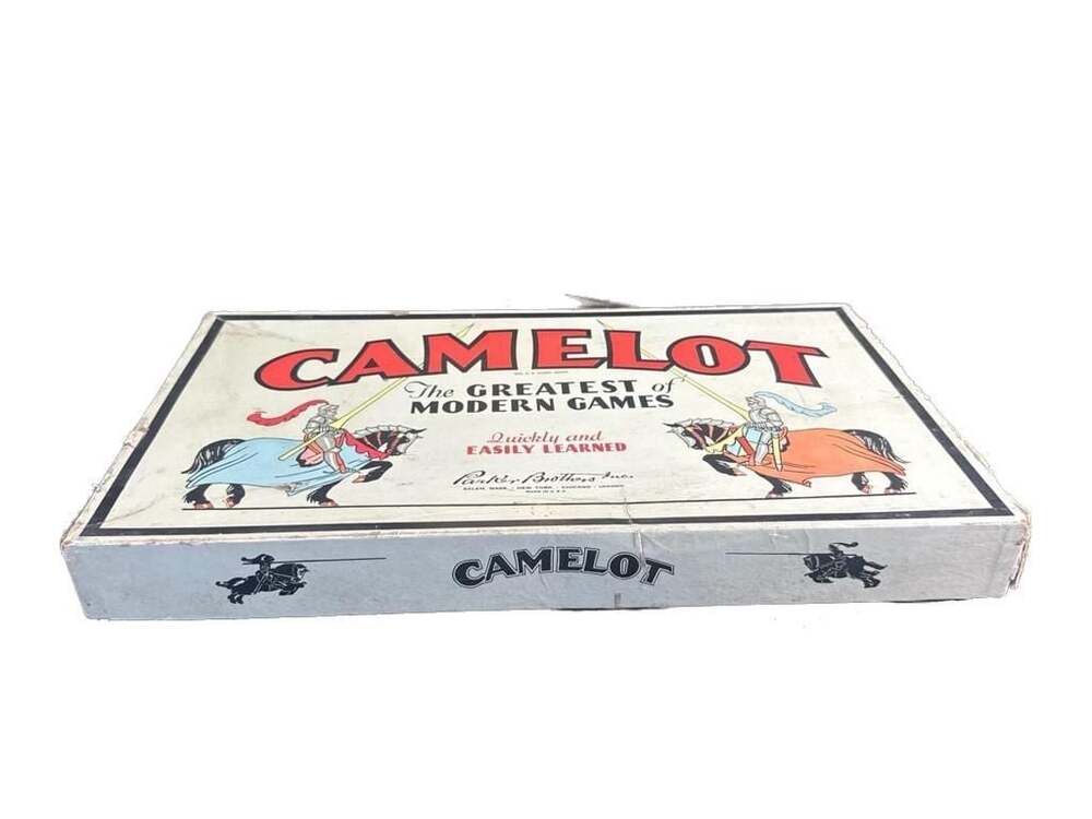 Vintage 1930s Parker Brothers Camelot Board Game Strategy Edition-Complete